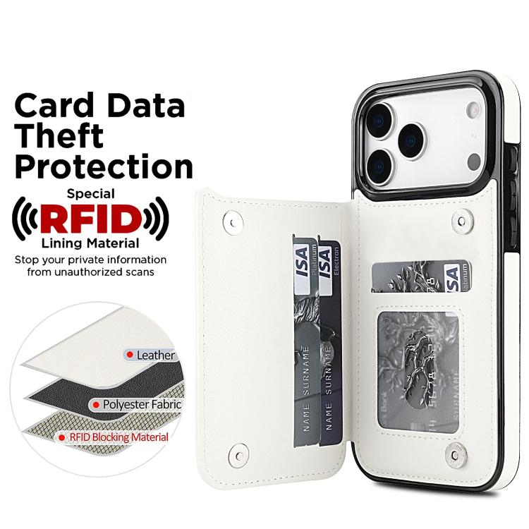 Funda para teléfono de cuero PU rombal con doble hebilla