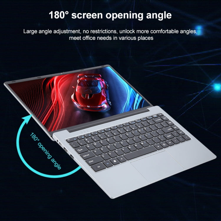 Computadora portátil de 14 pulgadas con Windows 11, CPU Intel Core i5 de cuarta generación, eje de rotación de 180 grados