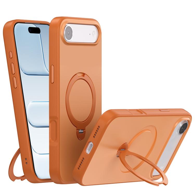 Contrast Color Rotation Holder Magsafe Phone Case