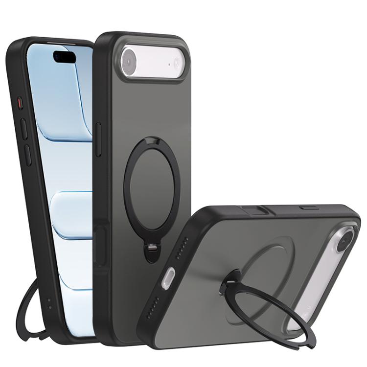 Contrast Color Rotation Holder Magsafe Phone Case