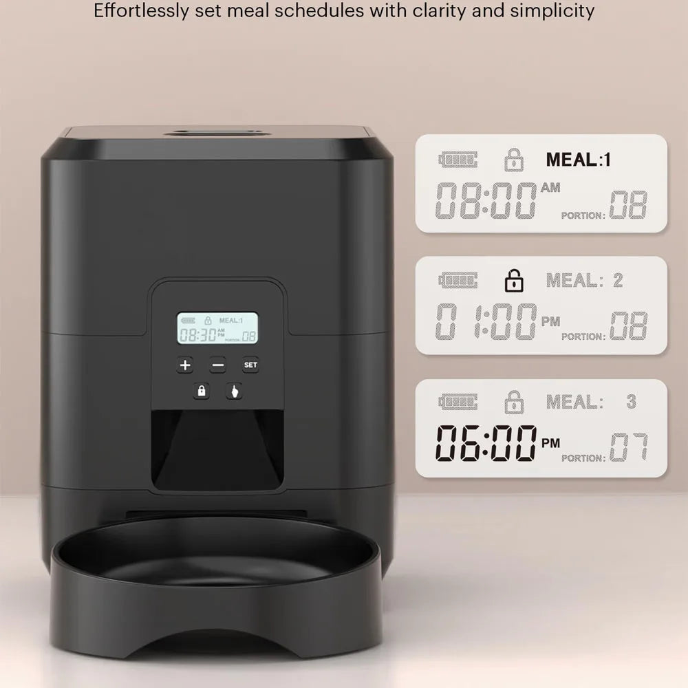 Alimentador Automático para Perros y Gatos con Temporizador