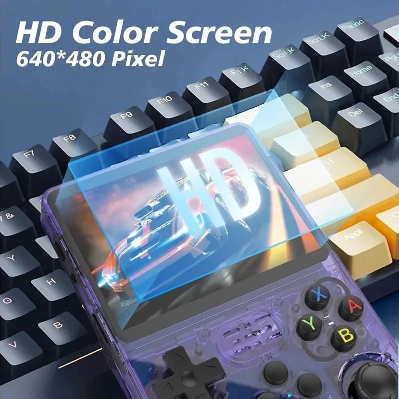 Consola Retro Portátil R36S 3.5” 128GB + 15.000 Juegos