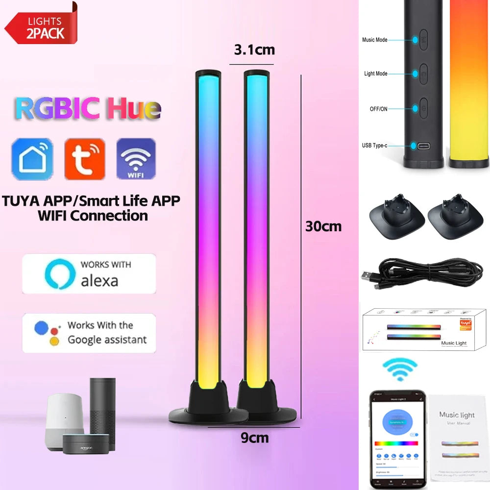 Lámpara LED RGB WiFi con Control de Música