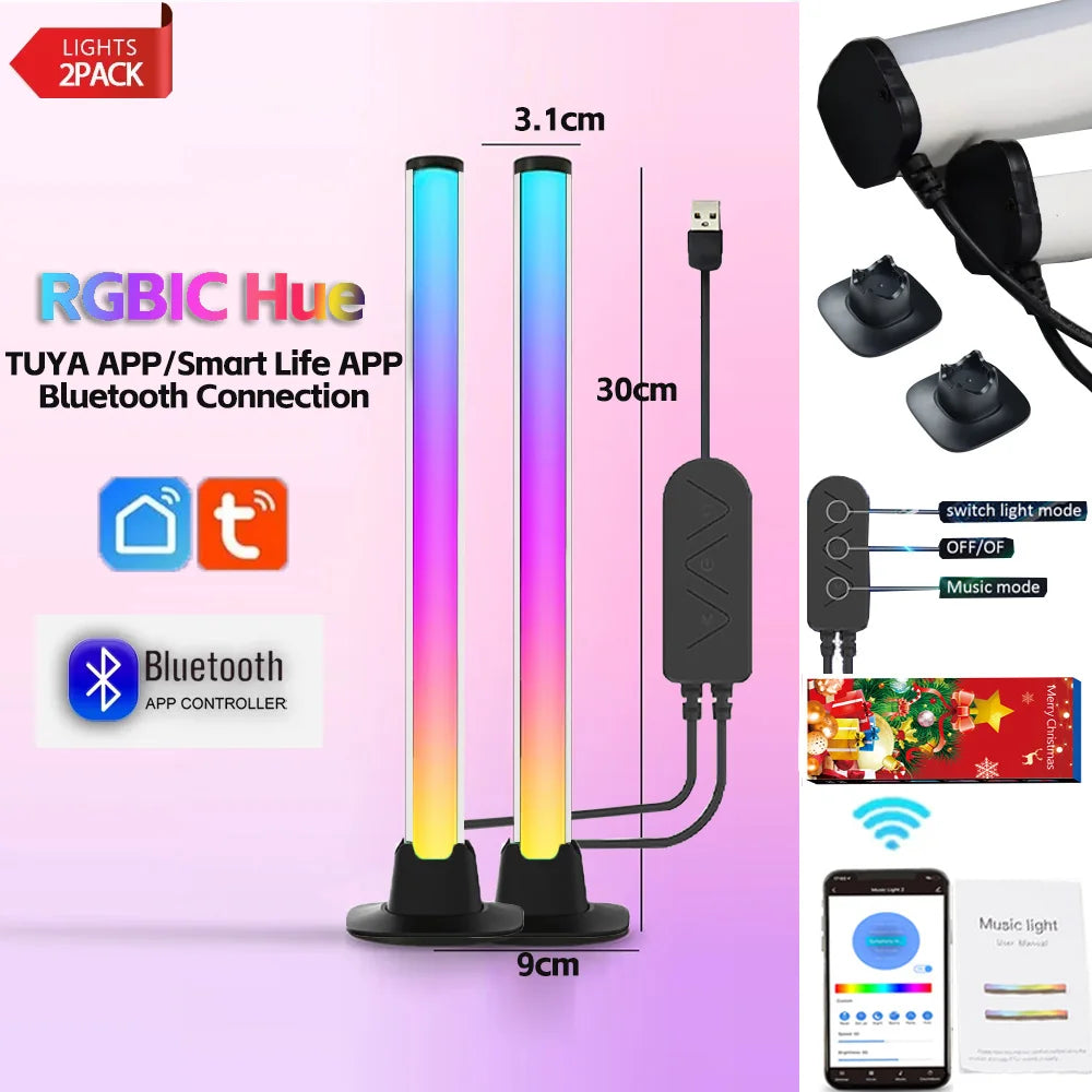 Lámpara LED RGB WiFi con Control de Música