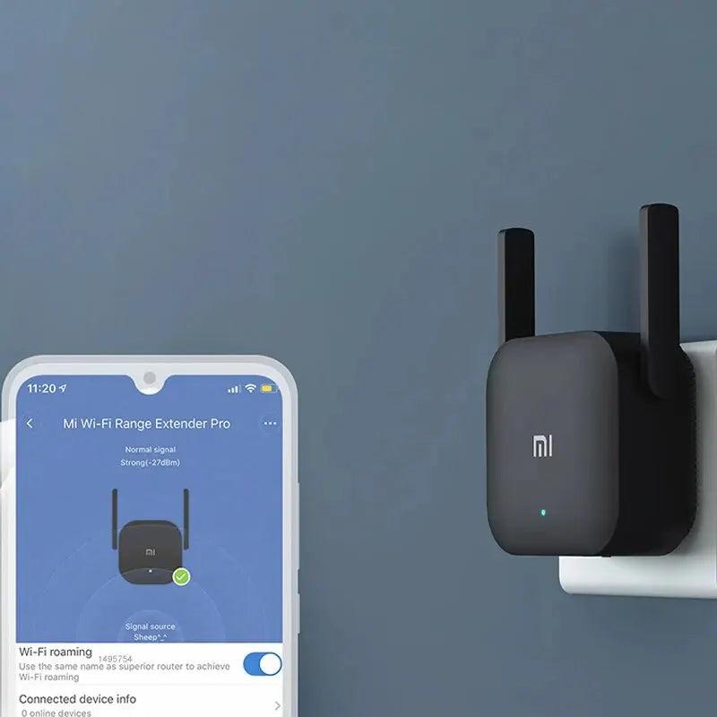 Xiaomi WiFi Amplifier Pro – Repetidor de señal 300 Mbps, 2.4 GHz
