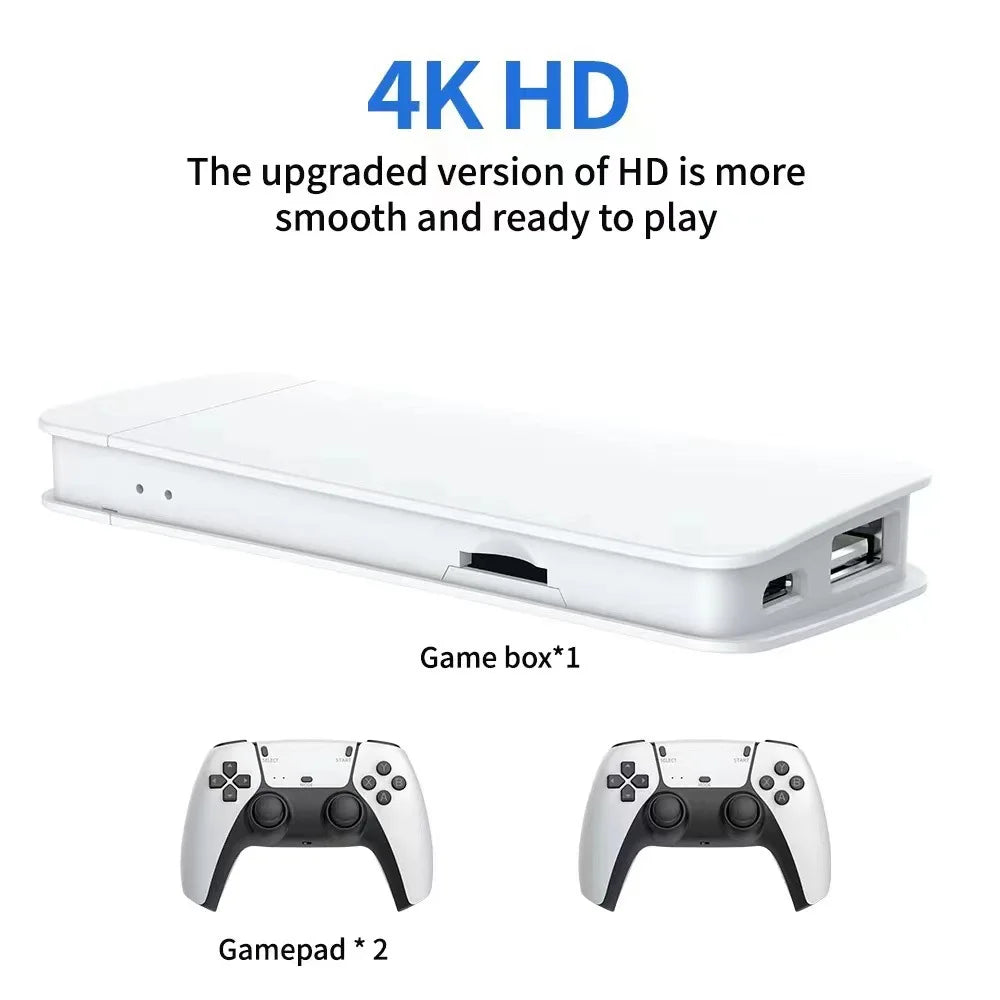 Consola Retro M15 Game Stick 4K con 20.000 Juegos y 2 Mandos