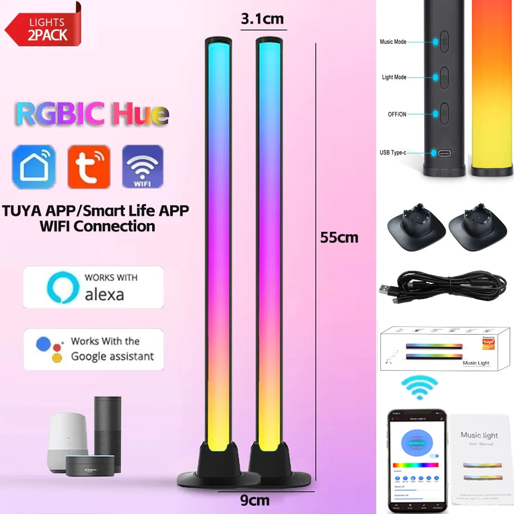 Lámpara LED RGB WiFi con Control de Música