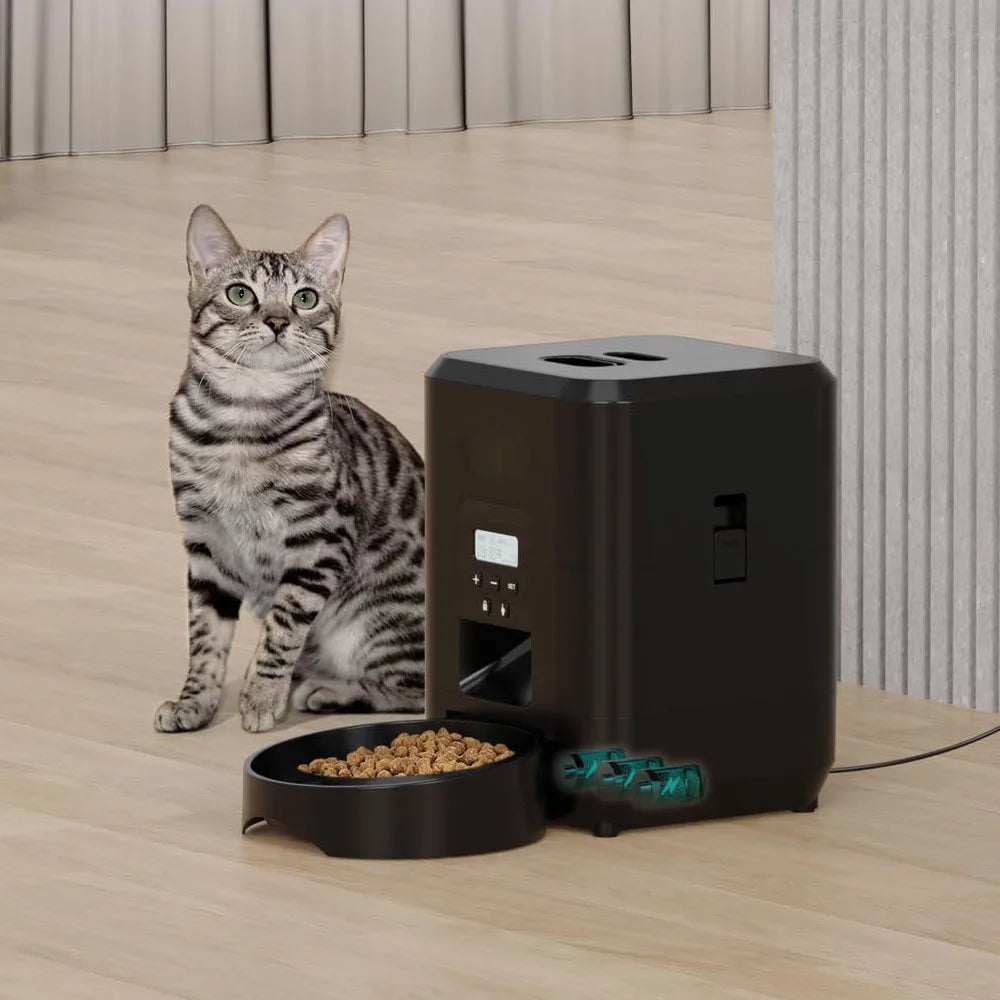 Alimentador Automático para Perros y Gatos con Temporizador