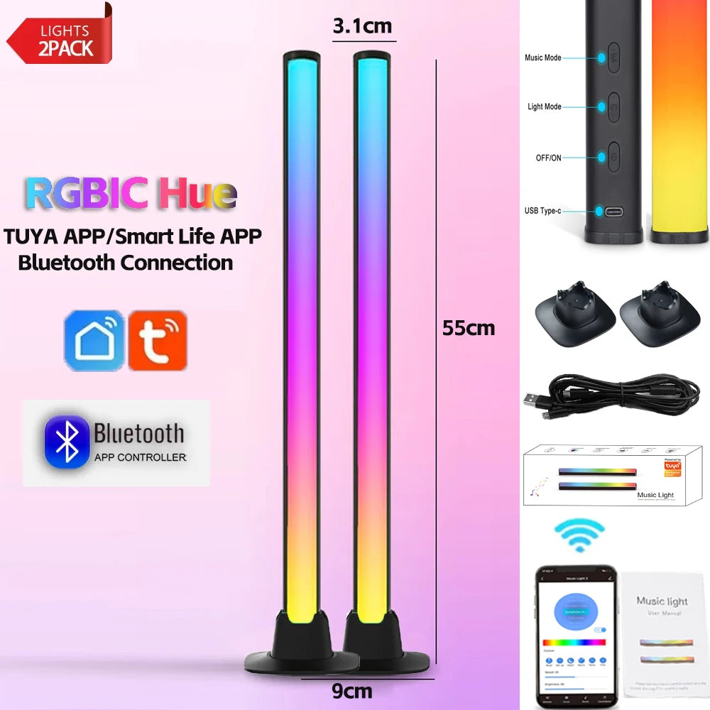 Lámpara LED RGB WiFi con Control de Música
