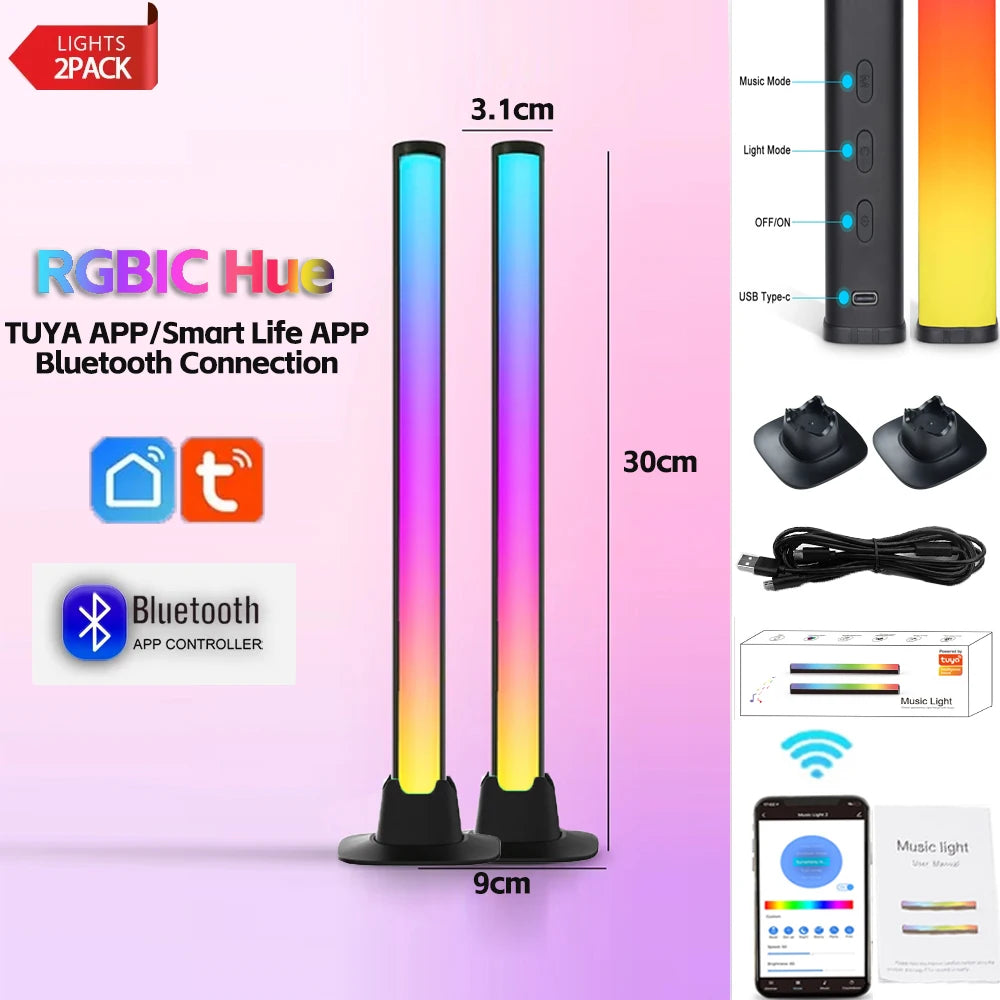Lámpara LED RGB WiFi con Control de Música