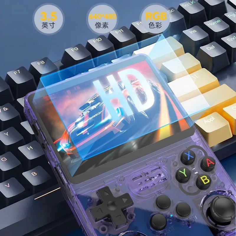 Consola Retro Portátil R36S 3.5” 128GB + 15.000 Juegos