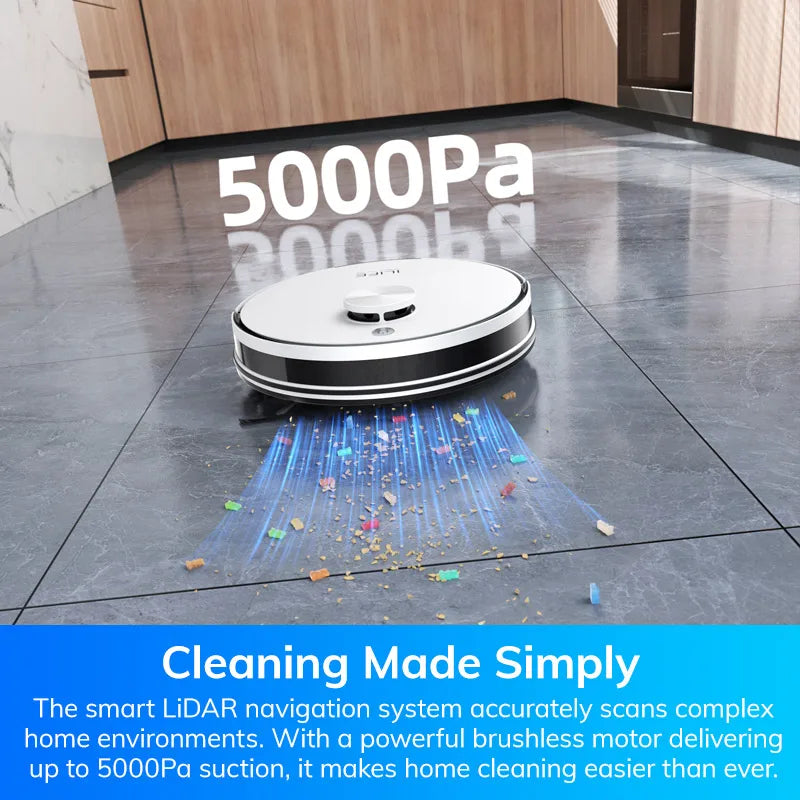 ILIFE A30 PRO Robot Aspirador 5000Pa con Mopa y Autovaciado