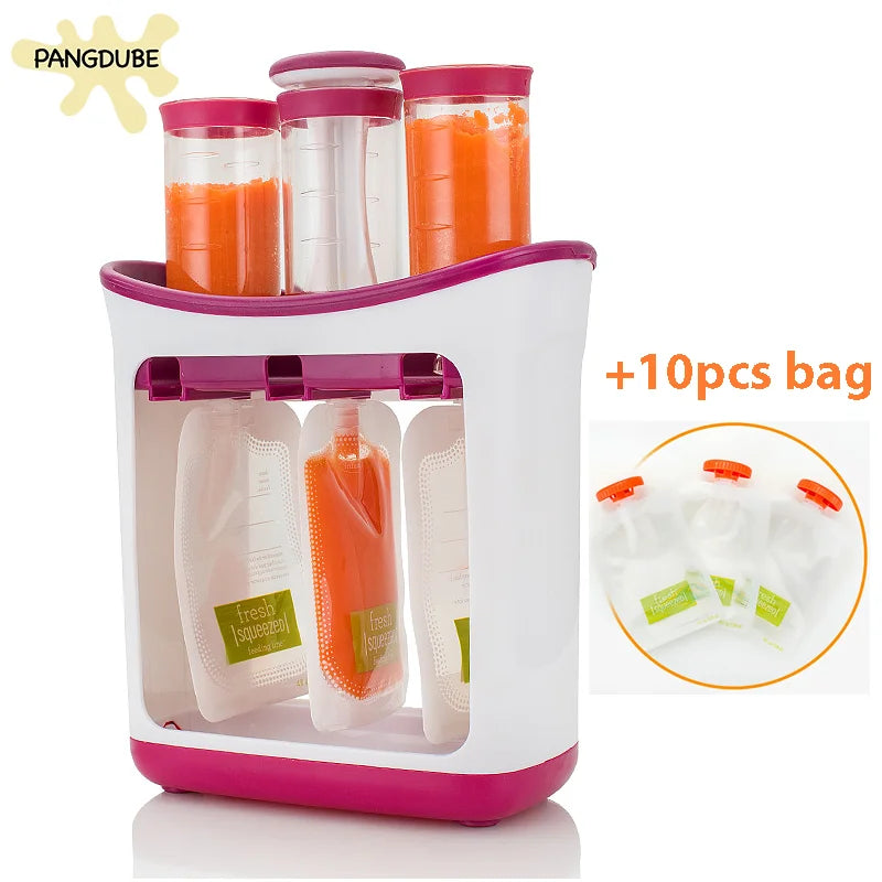 Máquina para papillas de bebé con 10 bolsas