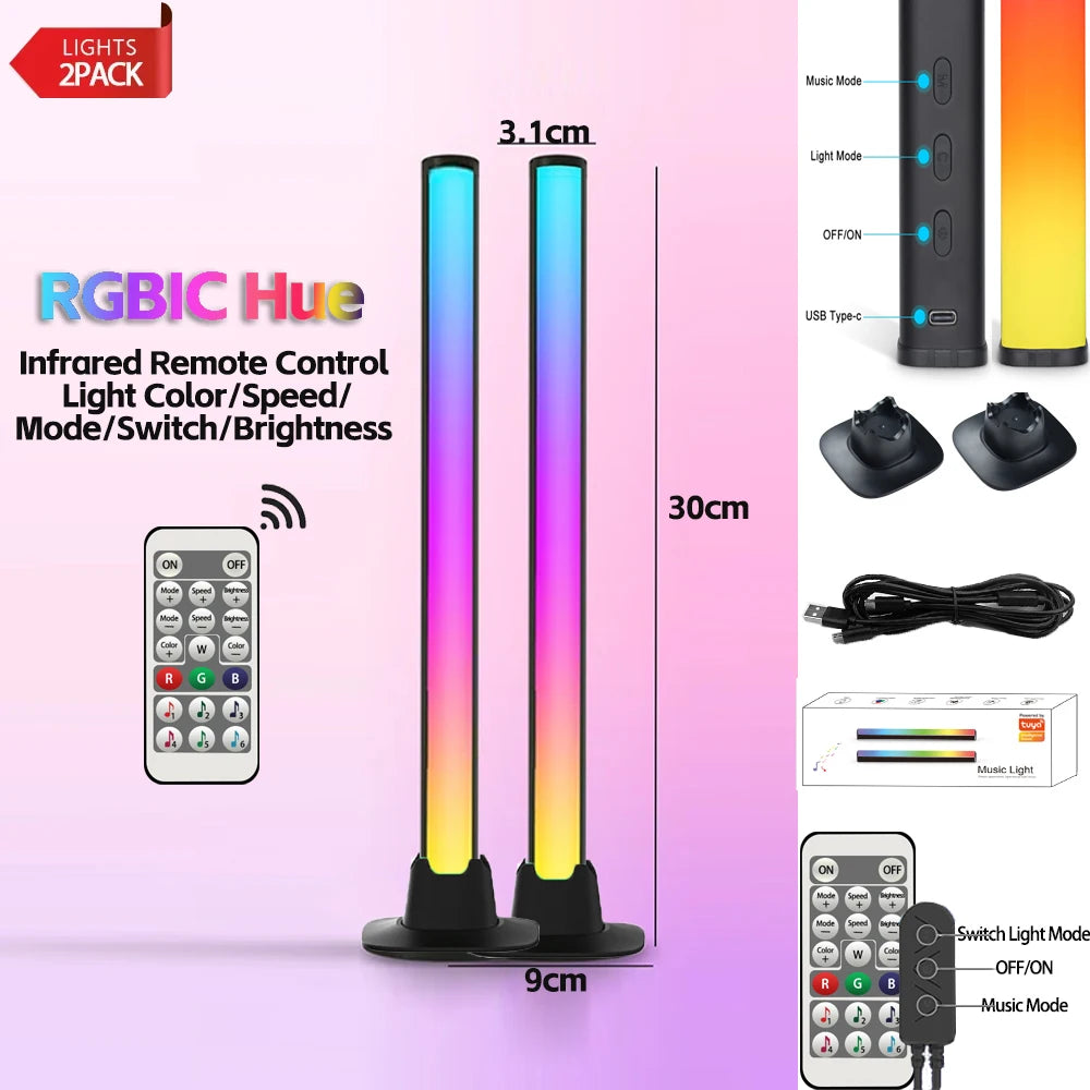 Lámpara LED RGB WiFi con Control de Música