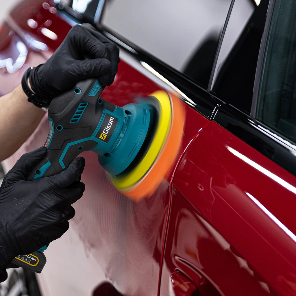 Pulidora de coche inalámbrica – 8 velocidades, 18V, profesional y portátil