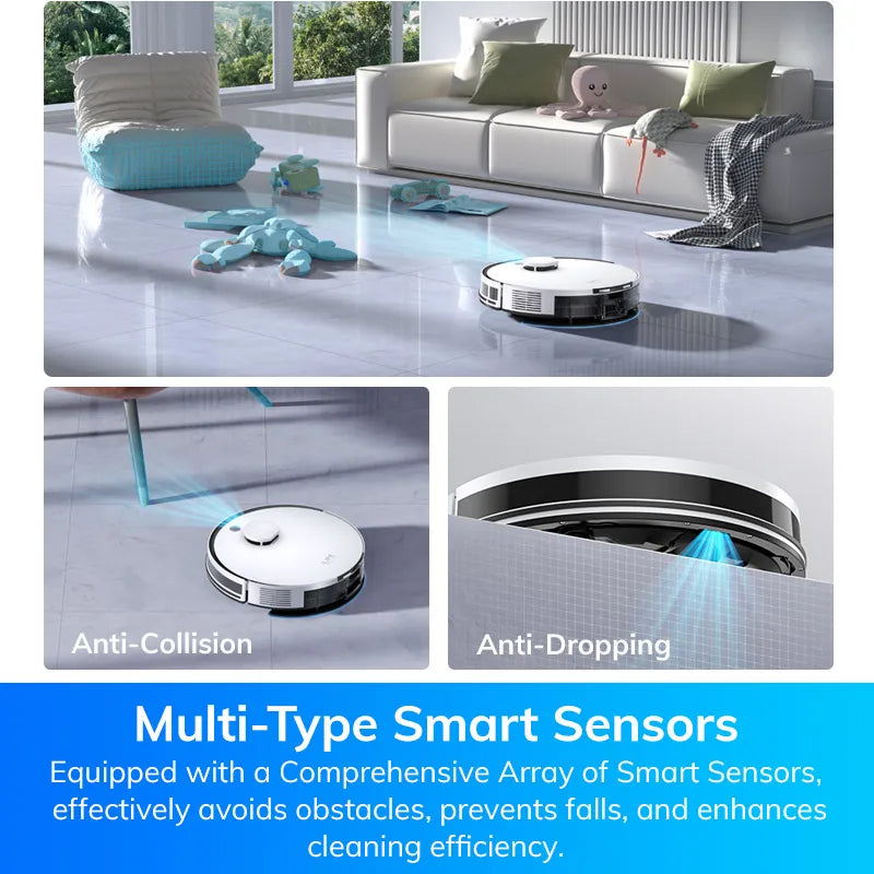 ILIFE A30 PRO Robot Aspirador 5000Pa con Mopa y Autovaciado