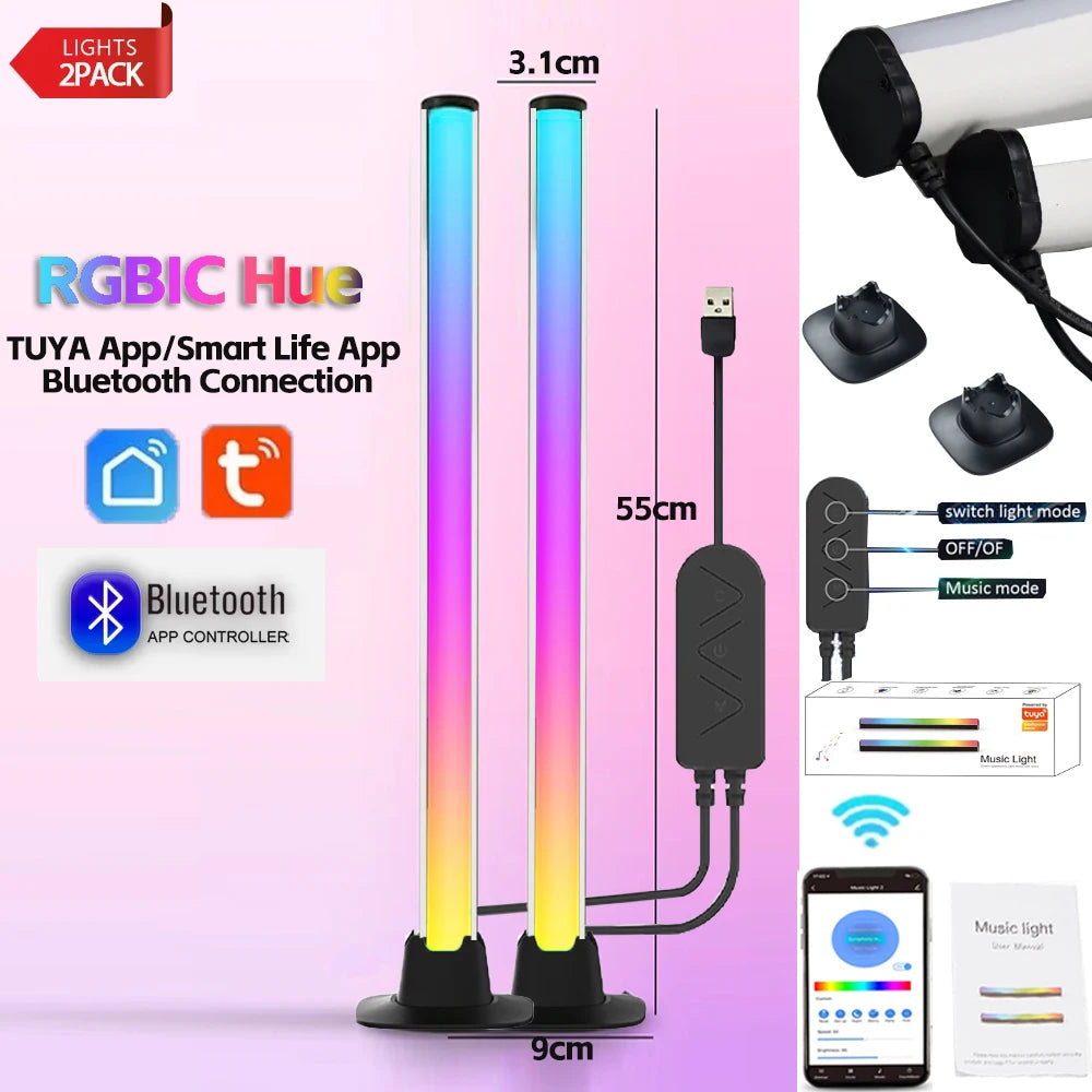 Lámpara LED RGB WiFi con Control de Música