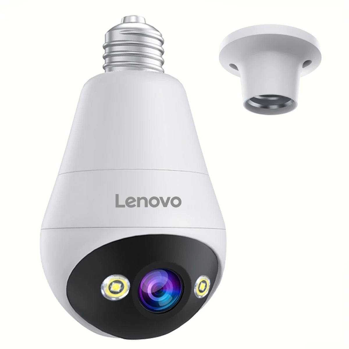 Cámara de Seguridad WiFi Lenovo 3MP con Visión Nocturna y Audio Bidireccional